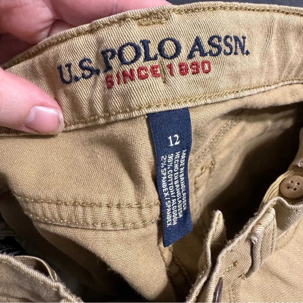 US Polo‎ Assn lot of 3 tan gray black jeans size 12